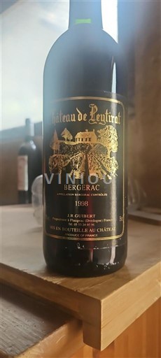 Sydväst Bergerac Château Peytirat 1998