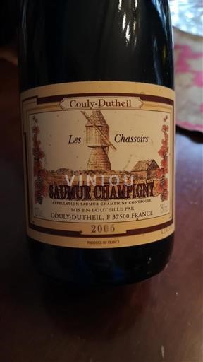 Loire-dalen Saumur-Champigny Couly-Dutheil Les Chassoirs 2005