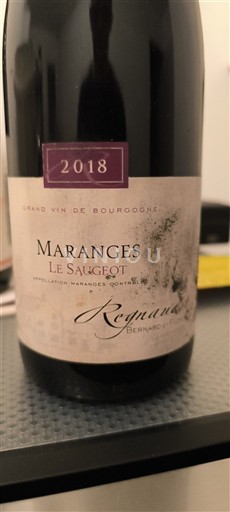 Burgundsko Maranges Reynaud Bernard et Fils Le Saugeot 2018