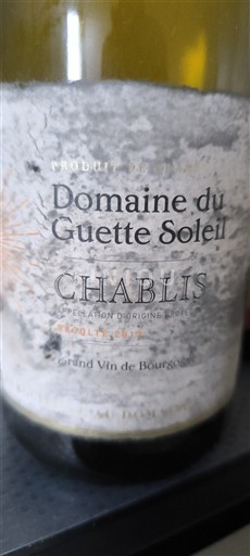 Burgundi Chablis Domaine Guette Soleil 2021