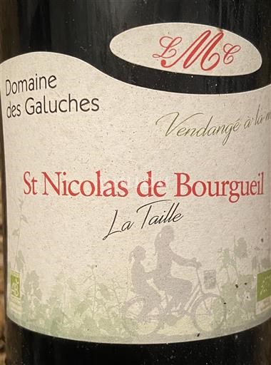 Loiren laakso Saint-Nicolas-De-Bourgueil Domaine Des Galuches La Taille 2020