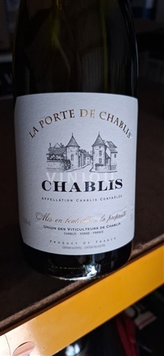 Burgundi Chablis La Porte de Chablis Ei vuosikertaa