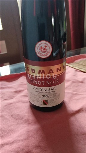 Alsácia Pinot noir Ebmanner 2024