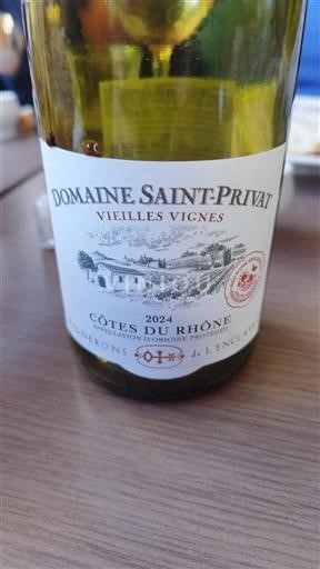 Rhônedalen Côtes du Rhône Domaine Saint-Privat Vieilles Vignes 2024
