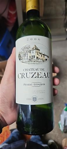 Bordeaux Pessac-Léognan Château Cruzeau 2006