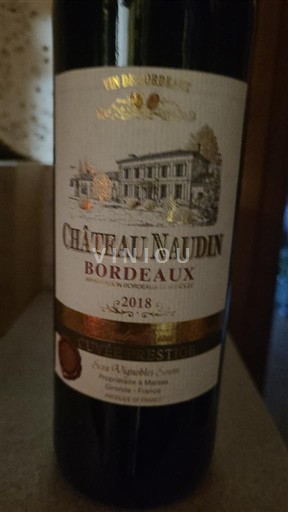 Bordeaux Château Naudin 2018