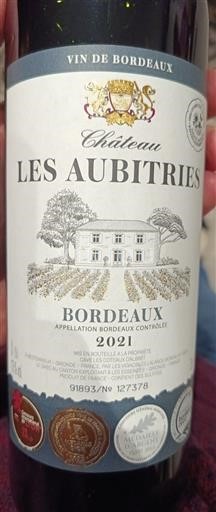 Bordeaux Château Les Aubitriés 2021