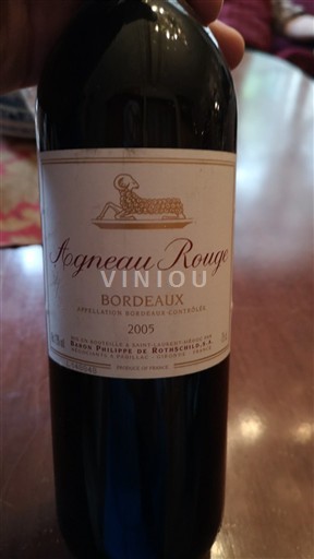 Bordeaux Baron Philippe de Rothschild Agneau Rouge 2005