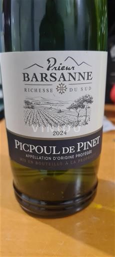 Languedoc Picpoul-de-pinet Prieur Barsanne 2023