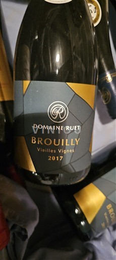 Beaujolais Brouilly Domaine Ruet Vieilles Vignes 2017