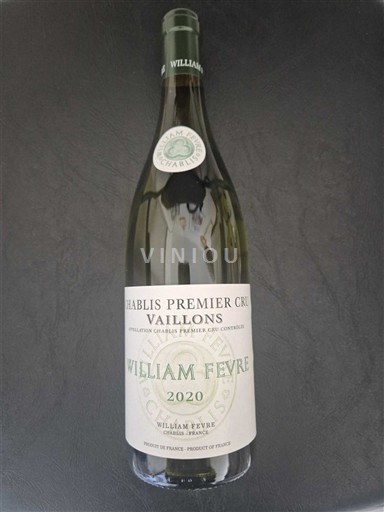 Burgundy Chablis Premier Cru William Fèvre Vaillons 2020
