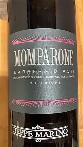 Piemonte Barbera d'Asti Beppe Marino Momparone Không niên vụ