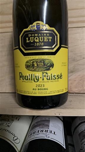 Burgund Pouilly-fuissé Domaine Luquet Au Bourg 2023