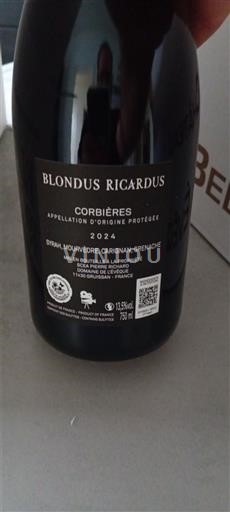 Languedoc Corbières Château Bel Evêque Blondus Ricardus 2024