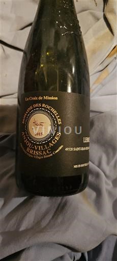 Thung lũng sông Loire Anjou Villages Brissac Domaine Des Rochelles La Croix de Mission 2015