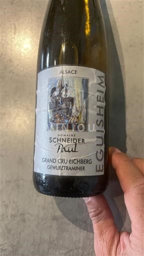 Alsace Gewurztraminer Grand Cru Domaine Schneider Paul 2019