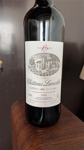 Bordeaux Côtes-de-Bourg Château Lamothe 2020