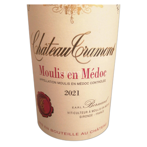Bordeaux Moulis-en-Médoc Château Cramont 2021