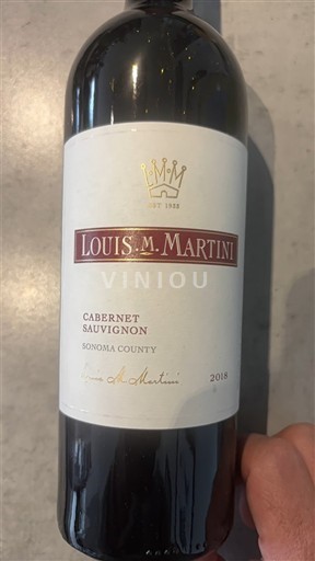 Kalifornische AVA Sonoma-Küste Louis M. Martini 2018