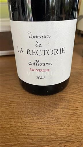 Roussillon Collioure Domaine La Rectorie Montagne 2020