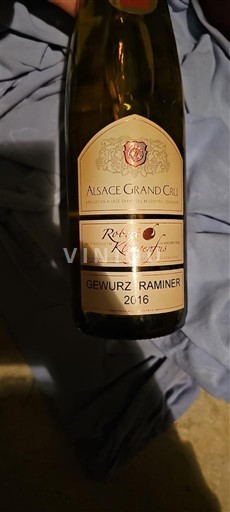 Alsace Alsace Grand Cru Grand Cru Robert Klingenfus 2016