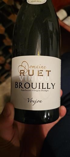 Beaujolais Brouilly Domaine Ruet Voujon 2019