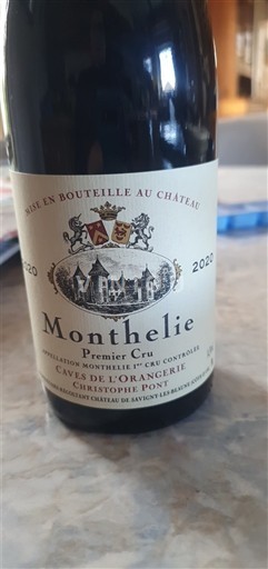 Borgoña Monthélie Premier Cru Caves de l'Orangerie Christophe Pont 2020