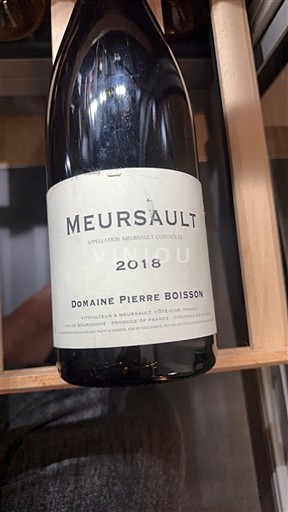 Bourgogne Meursault Domaine Pierre Boisson 2018