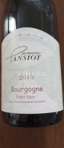 Burgundsko Domaine Ansiot 2013