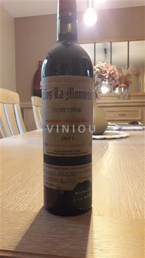 Burdeos Côtes de Blaye Clos La Monnerie Chêne 2001