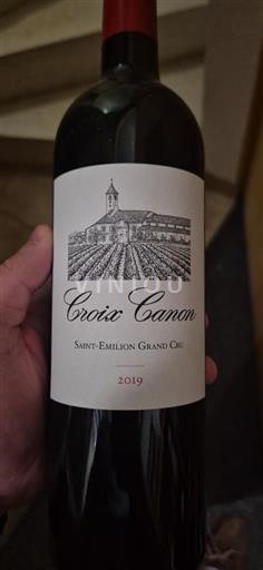 Bordeaux Saint-Émilion Grand Cru Grand Cru Croix Canon 2019