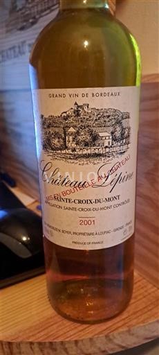 Bordeaux Sainte-Croix-Du-Mont Château Lépine 2001