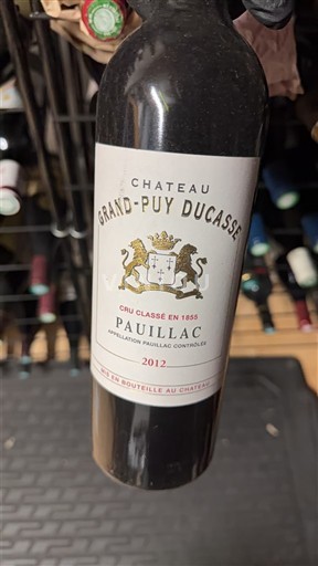 Bordeaux Pauillac Grand Cru Château Grand-Puy Ducasse 2012