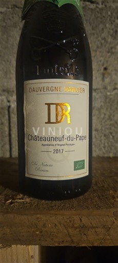 Valle del Ródano Châteauneuf-du-Pape. Dauvergne Ranvier 2017