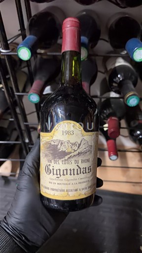 Rhônen laakso Gigondas Sablet 1983