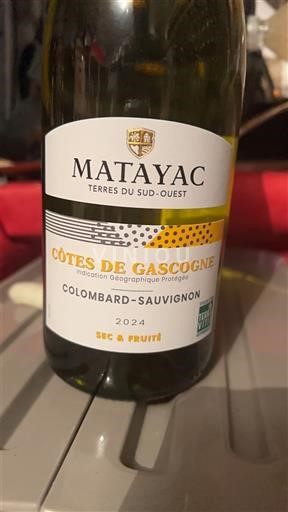 Jugperëndim Bregdeti i Gasconisë Matayac Colombard-Sauvignon 2024
