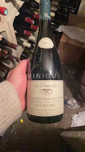 Bourgogne Puligny-montrachet Premier Cru La Pousse Or Le Cailleret 2010