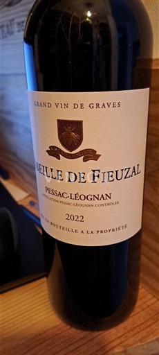 Bordeaux Pessac-Léognan Domaine Fieuzal 2022