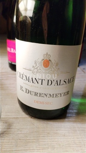 Alsace Crémant d'Alsace E. Durenmeyer Không niên vụ