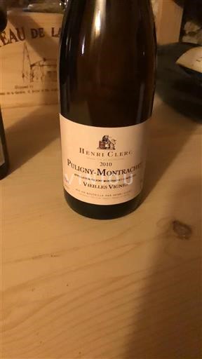 Borgoña Puligny-Montrachet Henri Clerc Vieilles Vignes 2010