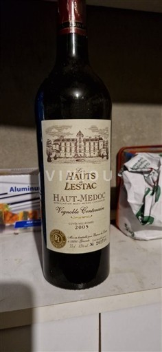 Bordeaux Haut-Médoc Les Hauts de Lestac 2005
