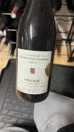 Beaujolais Régnié Domaine Dominique Jambon 2011