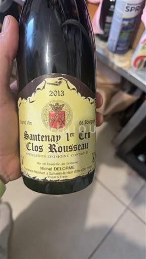 Borgogna Non specificato Premier Cru Michel Delorme Clos Rousseau 2013