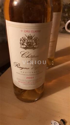 Bordeaux Sauternes 1er Cru Classé Château Rayne Vigneau 2004