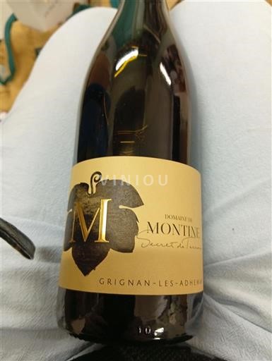 Thung lũng Rhône Grignan-les-adhémar Domaine Montine Secret de Terroir 2023