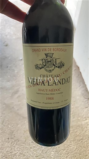 Burdeos Haut-Médoc Château Vieux Landat 1988