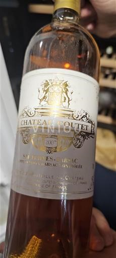 Bordeaux Barsac Grand Cru Château Coutet 2007