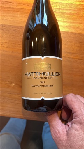 Baden Kaiserstuhl Mattmüller Sonnenhof 2023