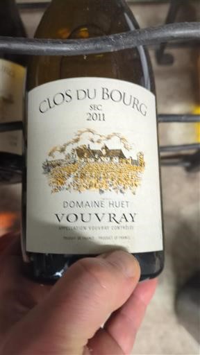 Vallée de la Loire Vouvray Domaine Huet Clos du Bourg 2011