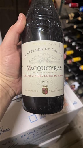 Rhônedalen Vacqueyras Dentelles de Talabot Icke årgångsbetecknad